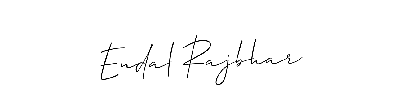 It looks lik you need a new signature style for name Endal Rajbhar. Design unique handwritten (Allison_Script) signature with our free signature maker in just a few clicks. Endal Rajbhar signature style 2 images and pictures png