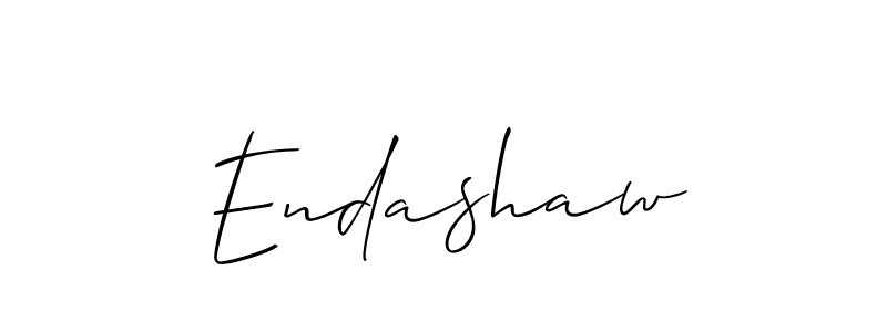 How to make Endashaw name signature. Use Allison_Script style for creating short signs online. This is the latest handwritten sign. Endashaw signature style 2 images and pictures png