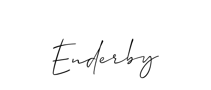 Also we have Enderby name is the best signature style. Create professional handwritten signature collection using Allison_Script autograph style. Enderby signature style 2 images and pictures png