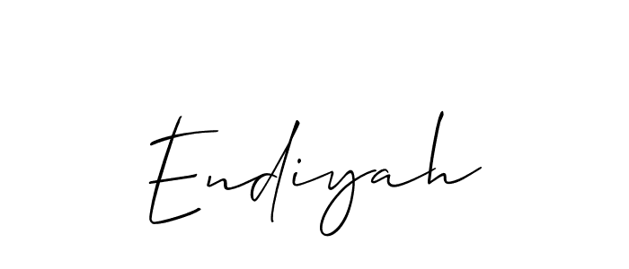 How to Draw Endiyah signature style? Allison_Script is a latest design signature styles for name Endiyah. Endiyah signature style 2 images and pictures png