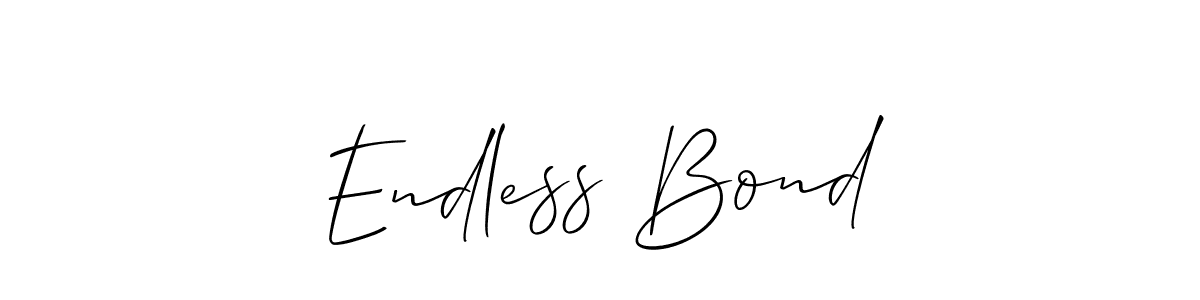 Make a short Endless Bond signature style. Manage your documents anywhere anytime using Allison_Script. Create and add eSignatures, submit forms, share and send files easily. Endless Bond signature style 2 images and pictures png