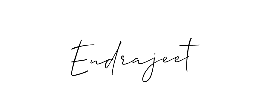 It looks lik you need a new signature style for name Endrajeet. Design unique handwritten (Allison_Script) signature with our free signature maker in just a few clicks. Endrajeet signature style 2 images and pictures png