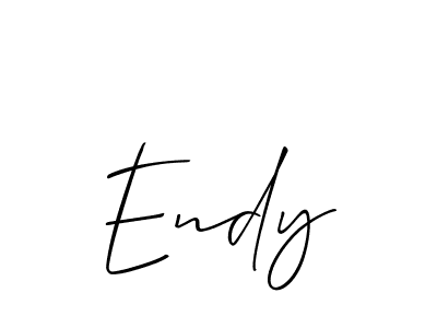 How to Draw Endy signature style? Allison_Script is a latest design signature styles for name Endy. Endy signature style 2 images and pictures png