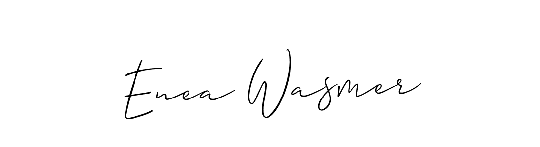 Also we have Enea Wasmer name is the best signature style. Create professional handwritten signature collection using Allison_Script autograph style. Enea Wasmer signature style 2 images and pictures png