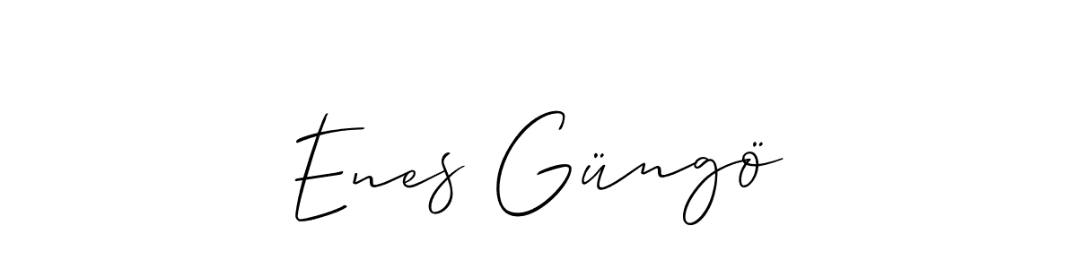 Once you've used our free online signature maker to create your best signature Allison_Script style, it's time to enjoy all of the benefits that Enes Güngö name signing documents. Enes Güngö signature style 2 images and pictures png