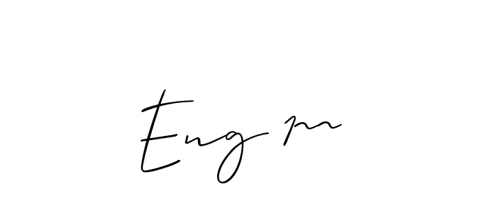 if you are searching for the best signature style for your name Eng 1~~. so please give up your signature search. here we have designed multiple signature styles  using Allison_Script. Eng 1~~ signature style 2 images and pictures png