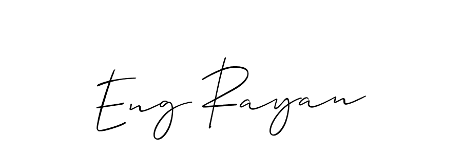 Make a beautiful signature design for name Eng Rayan. Use this online signature maker to create a handwritten signature for free. Eng Rayan signature style 2 images and pictures png