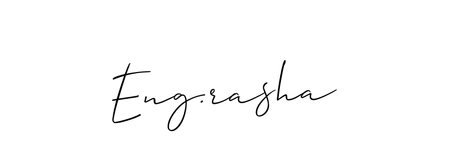 Similarly Allison_Script is the best handwritten signature design. Signature creator online .You can use it as an online autograph creator for name Eng.rasha. Eng.rasha signature style 2 images and pictures png