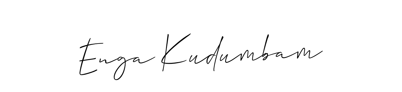 Make a beautiful signature design for name Enga Kudumbam. Use this online signature maker to create a handwritten signature for free. Enga Kudumbam signature style 2 images and pictures png