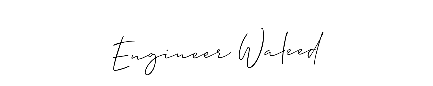 Make a beautiful signature design for name Engineer Waleed. Use this online signature maker to create a handwritten signature for free. Engineer Waleed signature style 2 images and pictures png