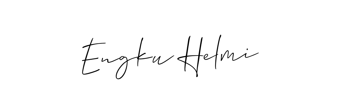 Best and Professional Signature Style for Engku Helmi. Allison_Script Best Signature Style Collection. Engku Helmi signature style 2 images and pictures png