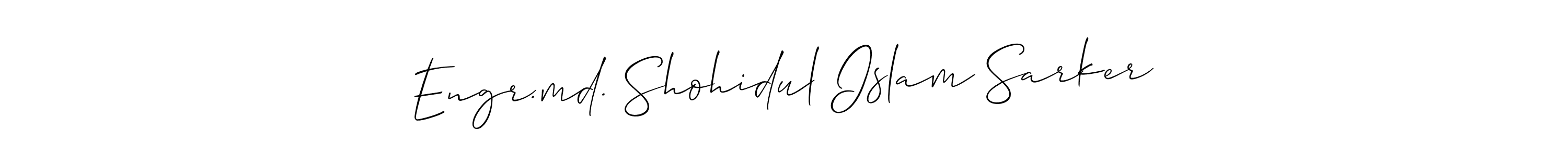 Make a beautiful signature design for name Engr.md. Shohidul Islam Sarker. Use this online signature maker to create a handwritten signature for free. Engr.md. Shohidul Islam Sarker signature style 2 images and pictures png