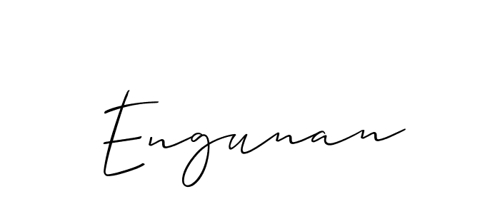 Make a beautiful signature design for name Engunan. Use this online signature maker to create a handwritten signature for free. Engunan signature style 2 images and pictures png