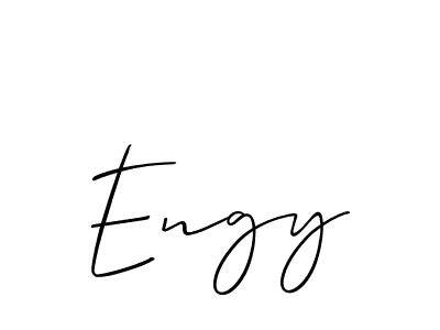 You should practise on your own different ways (Allison_Script) to write your name (Engy) in signature. don't let someone else do it for you. Engy signature style 2 images and pictures png