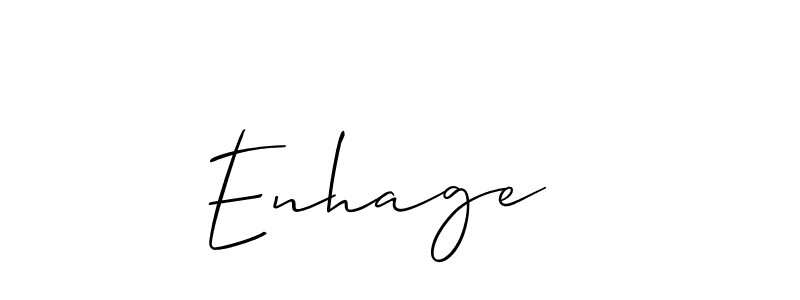 Best and Professional Signature Style for Enhage  . Allison_Script Best Signature Style Collection. Enhage   signature style 2 images and pictures png