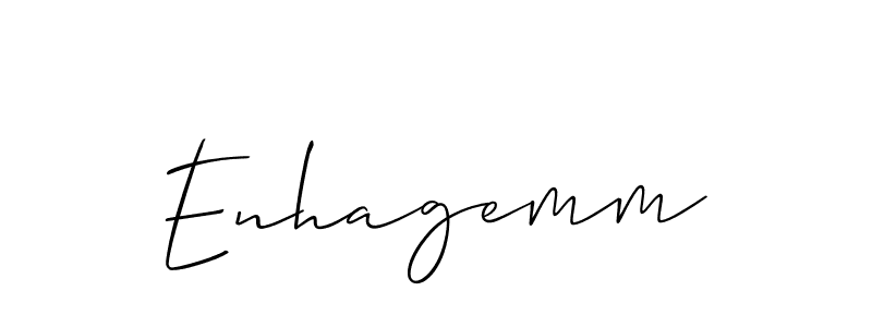 How to Draw Enhagemm signature style? Allison_Script is a latest design signature styles for name Enhagemm. Enhagemm signature style 2 images and pictures png