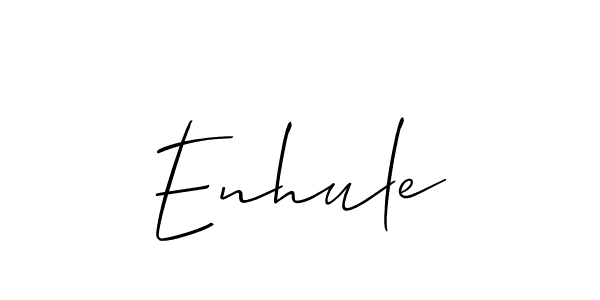 if you are searching for the best signature style for your name Enhule. so please give up your signature search. here we have designed multiple signature styles  using Allison_Script. Enhule signature style 2 images and pictures png