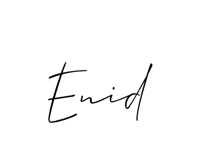 Make a beautiful signature design for name Enid. Use this online signature maker to create a handwritten signature for free. Enid signature style 2 images and pictures png