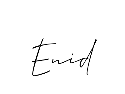 Make a beautiful signature design for name Enid. Use this online signature maker to create a handwritten signature for free. Enid signature style 2 images and pictures png