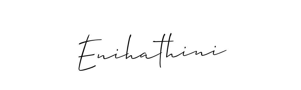 if you are searching for the best signature style for your name Enihathini. so please give up your signature search. here we have designed multiple signature styles  using Allison_Script. Enihathini signature style 2 images and pictures png