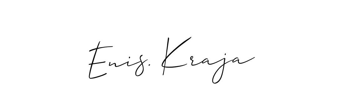 Make a beautiful signature design for name Enis. Kraja. Use this online signature maker to create a handwritten signature for free. Enis. Kraja signature style 2 images and pictures png