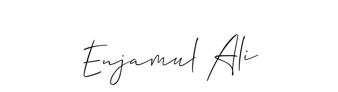 Make a short Enjamul Ali signature style. Manage your documents anywhere anytime using Allison_Script. Create and add eSignatures, submit forms, share and send files easily. Enjamul Ali signature style 2 images and pictures png