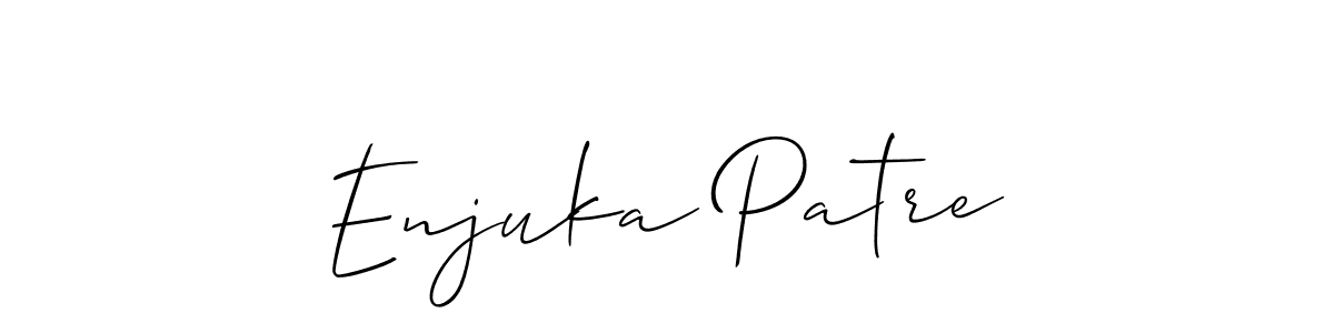 Here are the top 10 professional signature styles for the name Enjuka Patre. These are the best autograph styles you can use for your name. Enjuka Patre signature style 2 images and pictures png