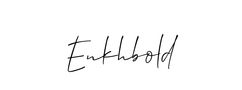 Design your own signature with our free online signature maker. With this signature software, you can create a handwritten (Allison_Script) signature for name Enkhbold. Enkhbold signature style 2 images and pictures png