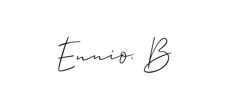 Here are the top 10 professional signature styles for the name Ennio. B. These are the best autograph styles you can use for your name. Ennio. B signature style 2 images and pictures png