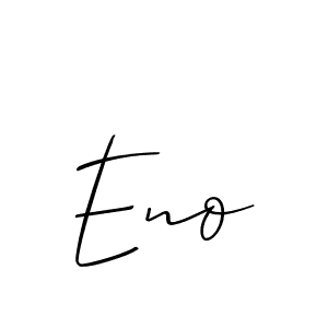 Create a beautiful signature design for name Eno. With this signature (Allison_Script) fonts, you can make a handwritten signature for free. Eno signature style 2 images and pictures png