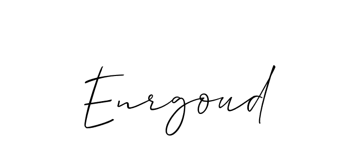 Also You can easily find your signature by using the search form. We will create Enrgoud name handwritten signature images for you free of cost using Allison_Script sign style. Enrgoud signature style 2 images and pictures png