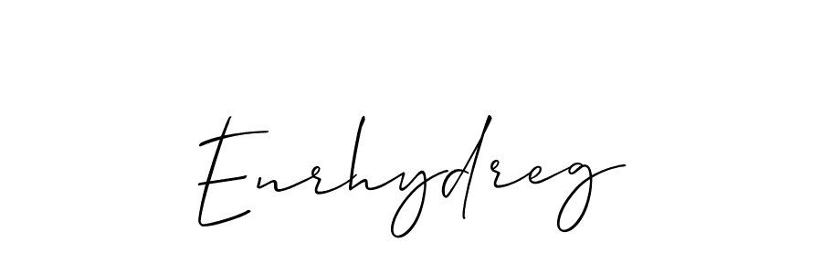 You should practise on your own different ways (Allison_Script) to write your name (Enrhydreg) in signature. don't let someone else do it for you. Enrhydreg signature style 2 images and pictures png