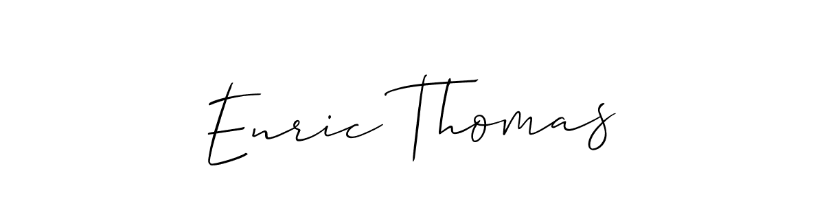 Make a short Enric Thomas signature style. Manage your documents anywhere anytime using Allison_Script. Create and add eSignatures, submit forms, share and send files easily. Enric Thomas signature style 2 images and pictures png