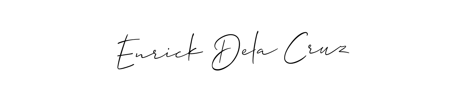 Here are the top 10 professional signature styles for the name Enrick Dela Cruz. These are the best autograph styles you can use for your name. Enrick Dela Cruz signature style 2 images and pictures png