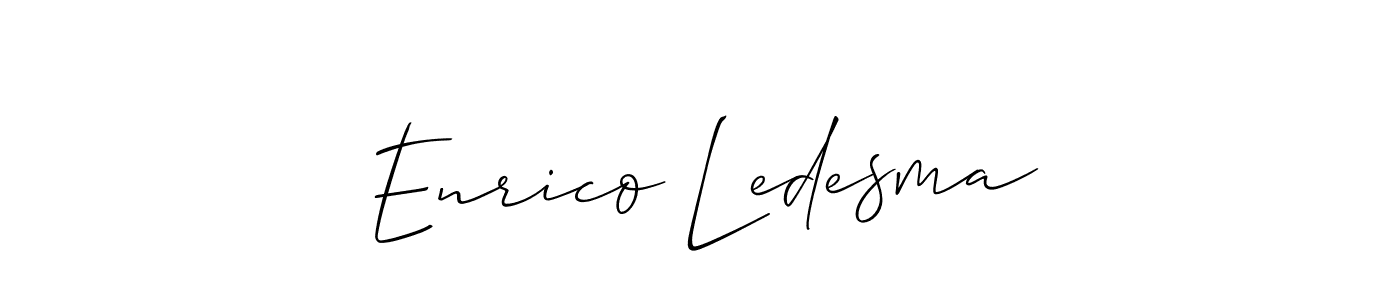 Check out images of Autograph of Enrico Ledesma name. Actor Enrico Ledesma Signature Style. Allison_Script is a professional sign style online. Enrico Ledesma signature style 2 images and pictures png
