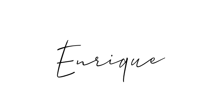 Also You can easily find your signature by using the search form. We will create Enrique name handwritten signature images for you free of cost using Allison_Script sign style. Enrique signature style 2 images and pictures png