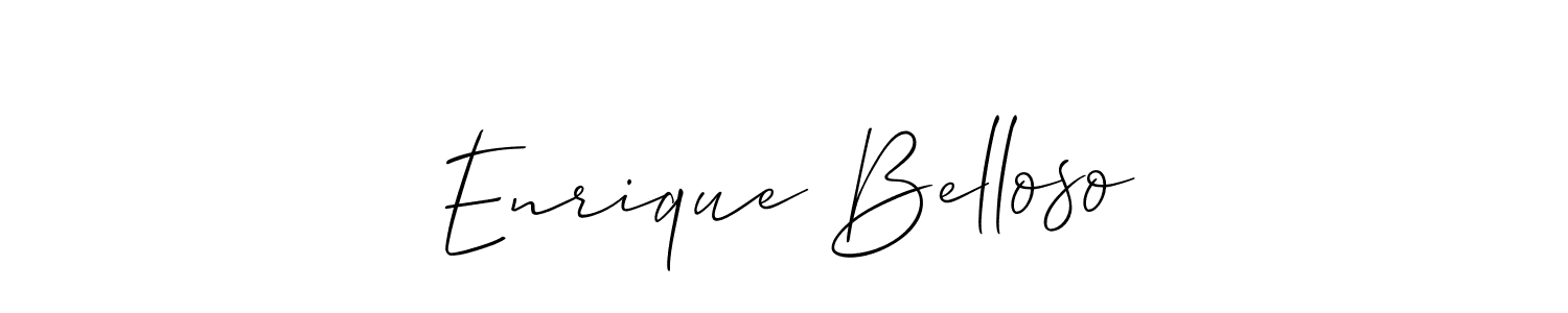 Enrique Belloso stylish signature style. Best Handwritten Sign (Allison_Script) for my name. Handwritten Signature Collection Ideas for my name Enrique Belloso. Enrique Belloso signature style 2 images and pictures png