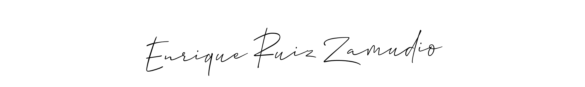 Best and Professional Signature Style for Enrique Ruiz Zamudio. Allison_Script Best Signature Style Collection. Enrique Ruiz Zamudio signature style 2 images and pictures png