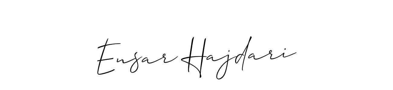 Make a beautiful signature design for name Ensar Hajdari. Use this online signature maker to create a handwritten signature for free. Ensar Hajdari signature style 2 images and pictures png