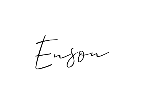 Similarly Allison_Script is the best handwritten signature design. Signature creator online .You can use it as an online autograph creator for name Enson. Enson signature style 2 images and pictures png