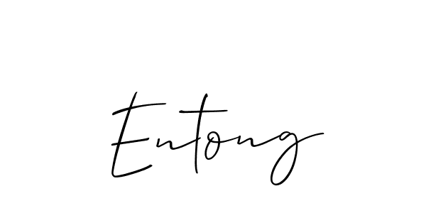 Also You can easily find your signature by using the search form. We will create Entong name handwritten signature images for you free of cost using Allison_Script sign style. Entong signature style 2 images and pictures png