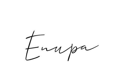 How to Draw Enupa signature style? Allison_Script is a latest design signature styles for name Enupa. Enupa signature style 2 images and pictures png