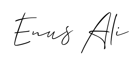The Allison_Script signature style provides a bold statement for name Enus Ali. Designed for business owners, executives, and leaders. Enus Ali signature style 2 images and pictures png