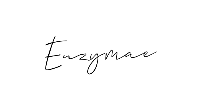 Also we have Enzymae name is the best signature style. Create professional handwritten signature collection using Allison_Script autograph style. Enzymae signature style 2 images and pictures png