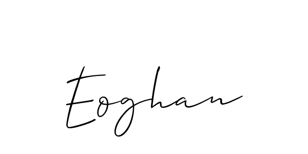 How to make Eoghan signature? Allison_Script is a professional autograph style. Create handwritten signature for Eoghan name. Eoghan signature style 2 images and pictures png