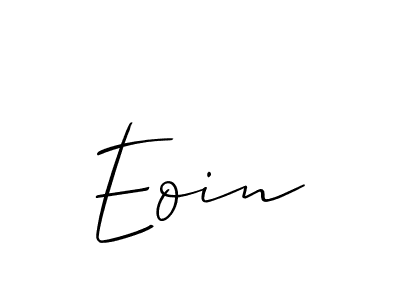 Also You can easily find your signature by using the search form. We will create Eoin name handwritten signature images for you free of cost using Allison_Script sign style. Eoin signature style 2 images and pictures png