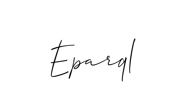 Similarly Allison_Script is the best handwritten signature design. Signature creator online .You can use it as an online autograph creator for name Eparql. Eparql signature style 2 images and pictures png