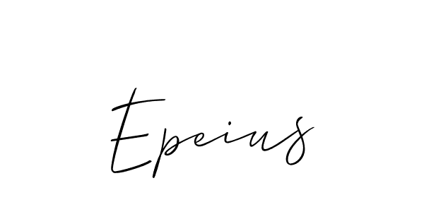 Make a beautiful signature design for name Epeius. Use this online signature maker to create a handwritten signature for free. Epeius signature style 2 images and pictures png