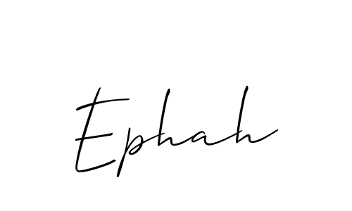 Once you've used our free online signature maker to create your best signature Allison_Script style, it's time to enjoy all of the benefits that Ephah name signing documents. Ephah signature style 2 images and pictures png