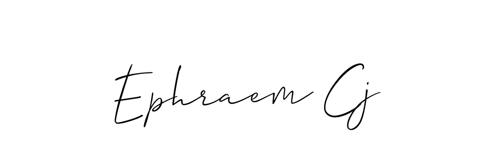 Make a beautiful signature design for name Ephraem Cj. Use this online signature maker to create a handwritten signature for free. Ephraem Cj signature style 2 images and pictures png